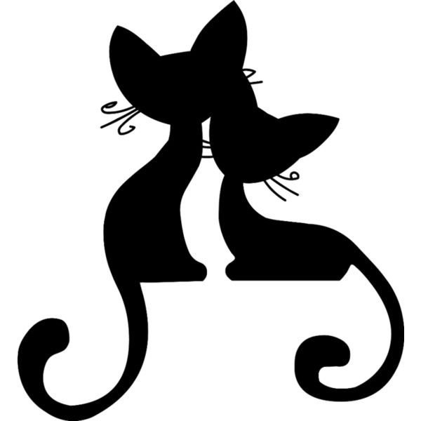 Силуэт кошки