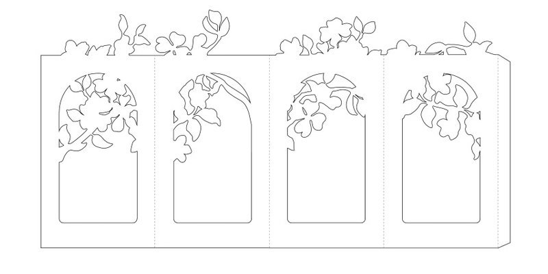 Фонарик из бумаги шаблон