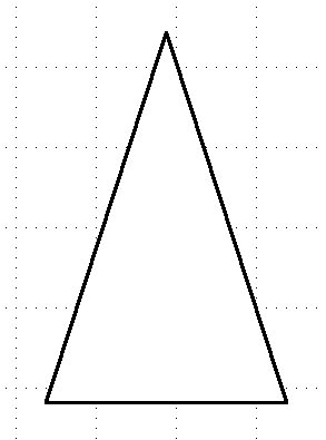 Трафарет треугольники