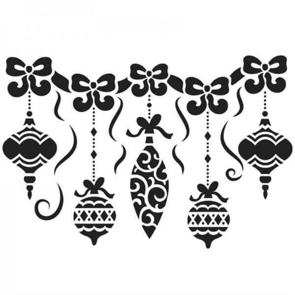 Трафареты узоры для декора