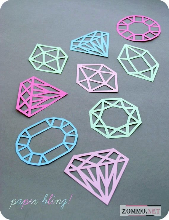 Кристалл из бумаги