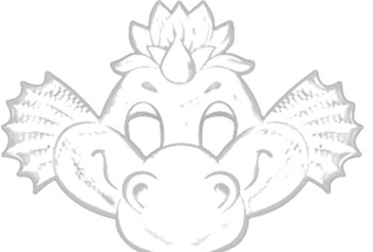 Змей Горыныч маска на голову