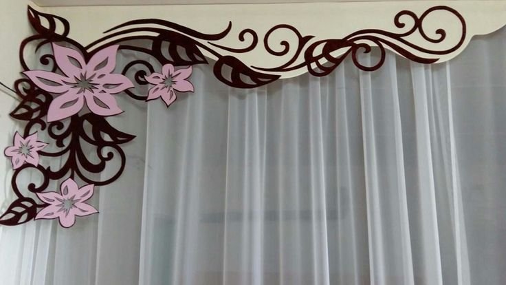 Шторы с ажурным ламбрекеном