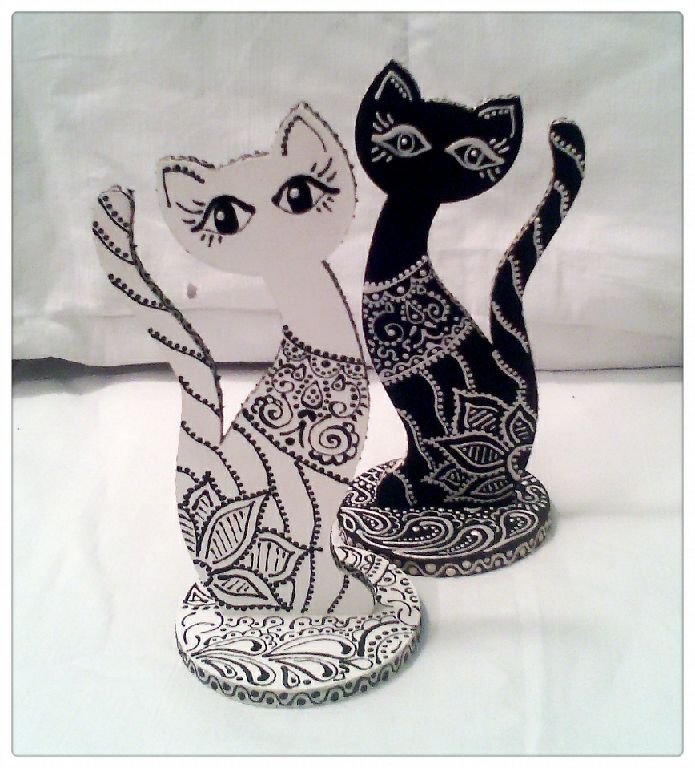 Расписная кошка
