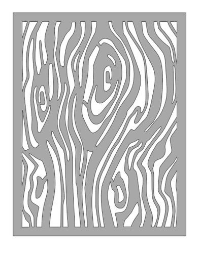 Трафарет имитация дерева