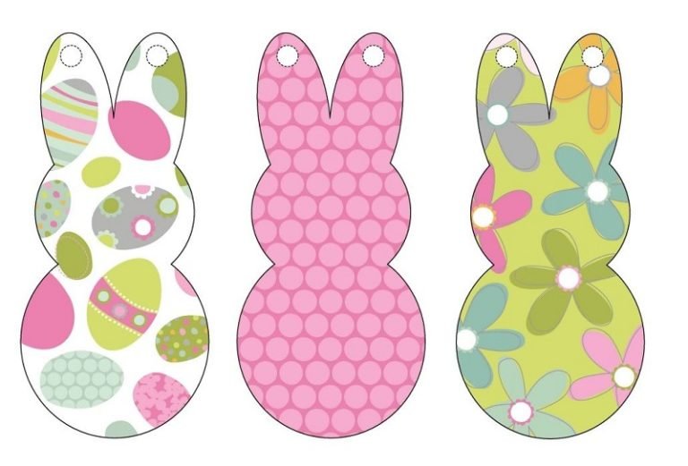 Гирлянда из зайчиков на Пасху