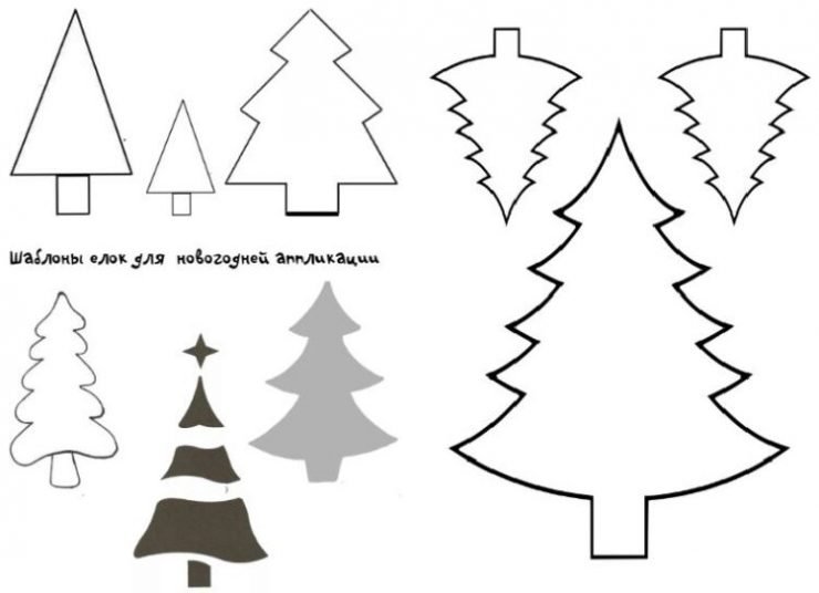 Елочка для вырезания