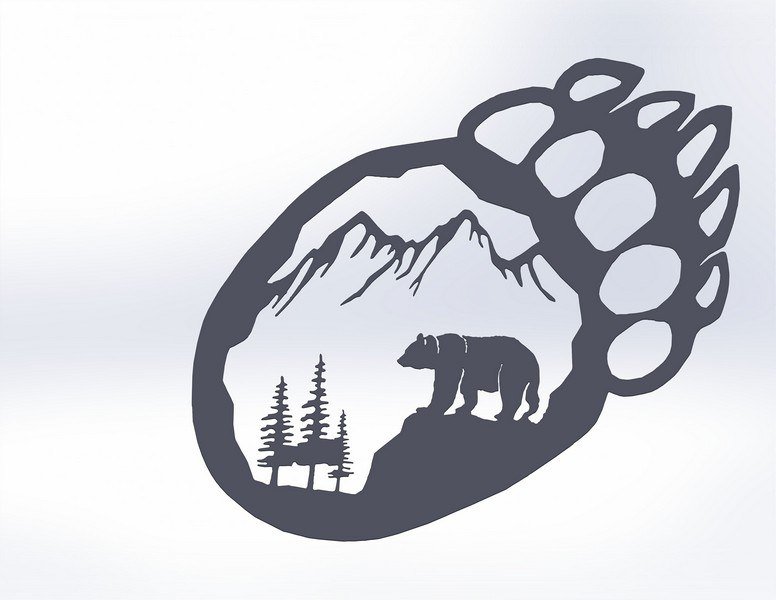 Медведь векторное изображение