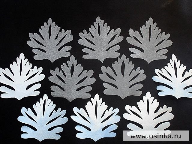 Снежинки из фоамирана