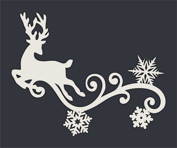 Узоры для окон на новый год