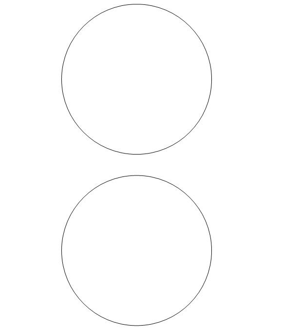 Трафарет круги