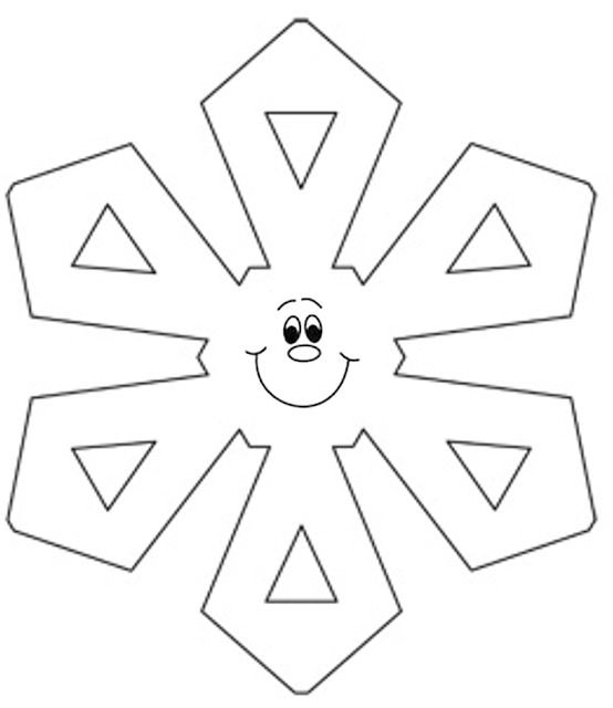 Шаблоны снежинок