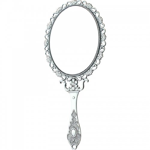 Раскраска зеркало с ручкой