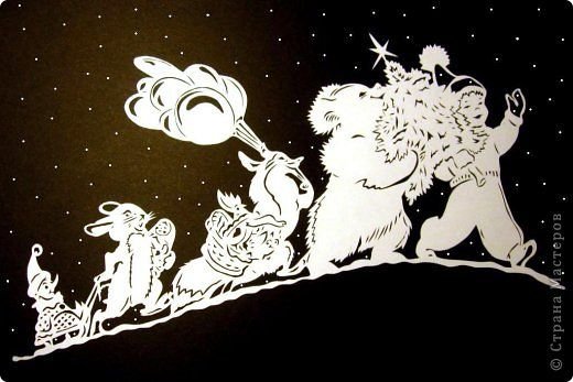 Вытанки советские новогодние открытки