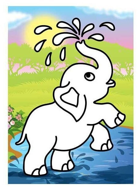 Раскрашивание пластилином трафареты