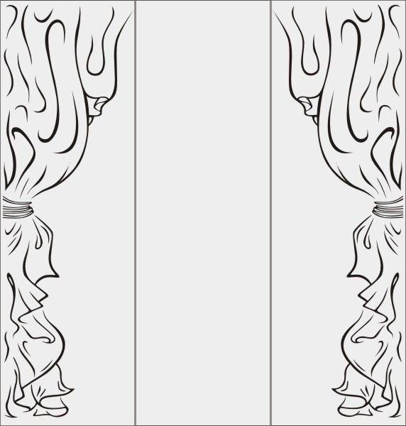 Шторки раскраска