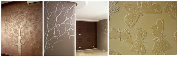 Трафареты для декоративной штукатурки