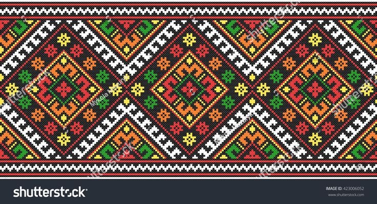 Национальные узоры Туркменистана