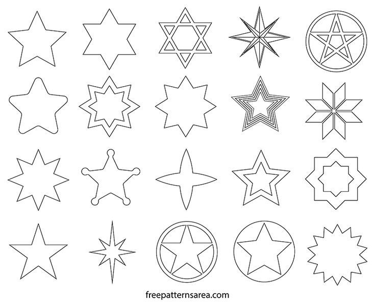 Звезда для вырезки