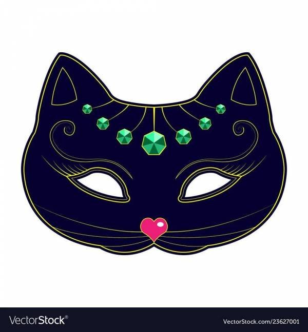 маска кошечки