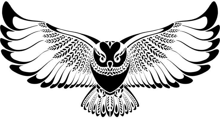 Силуэт Совы