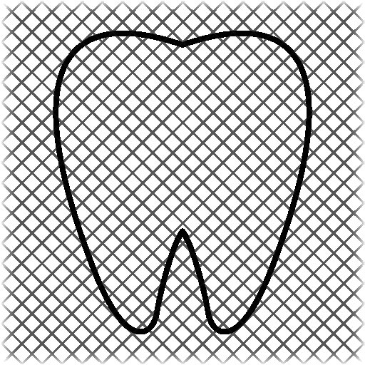 Очертания зуба