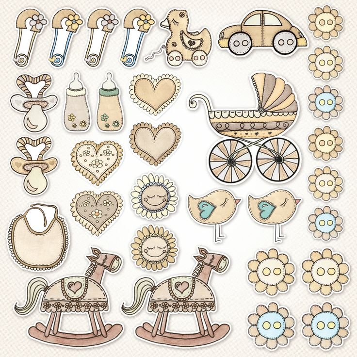 Украшения для детского альбома