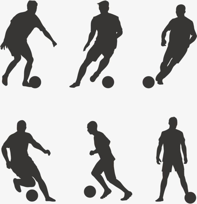 Силуэт футболиста