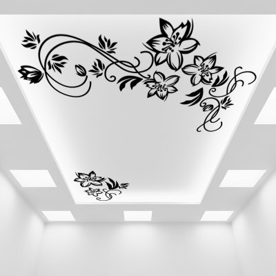 Декоративные наклейки на потолок