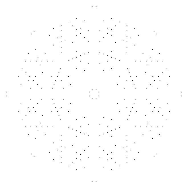 Мандала по точкам