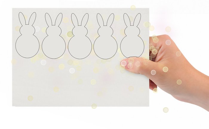 Гирлянда из зайчиков