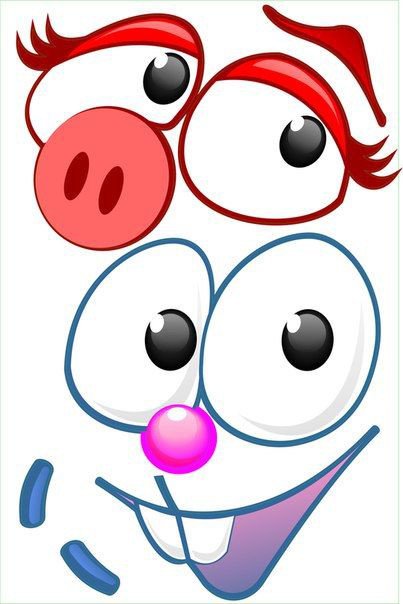 Глаза наклейки