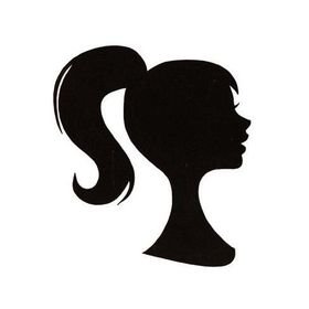 Силуэт волос