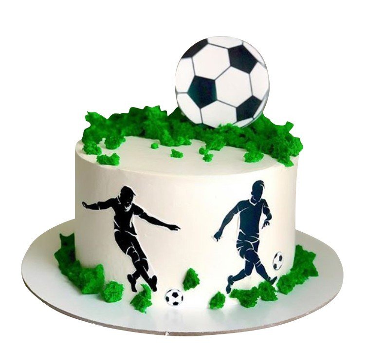 Торт футболисту мальчику без мастики