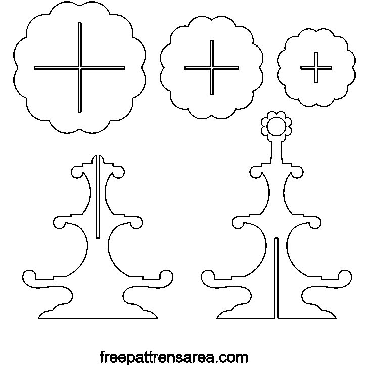 Подставка из фанеры чертежи