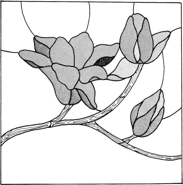 Витраж рисунок