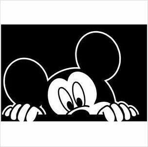 Микимаус трафарет