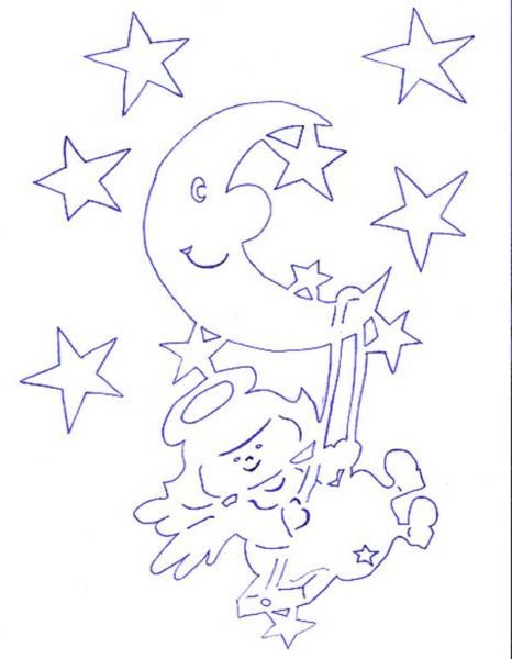 Новогодние шаблоны на окно месяц