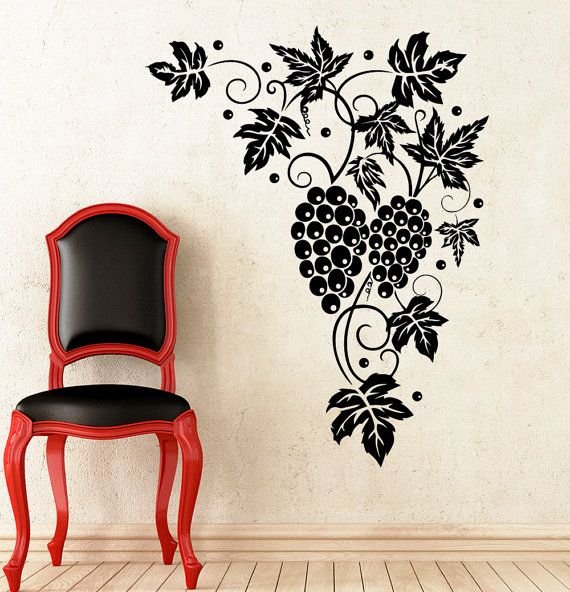 Орнамент Виноградная лоза в векторе