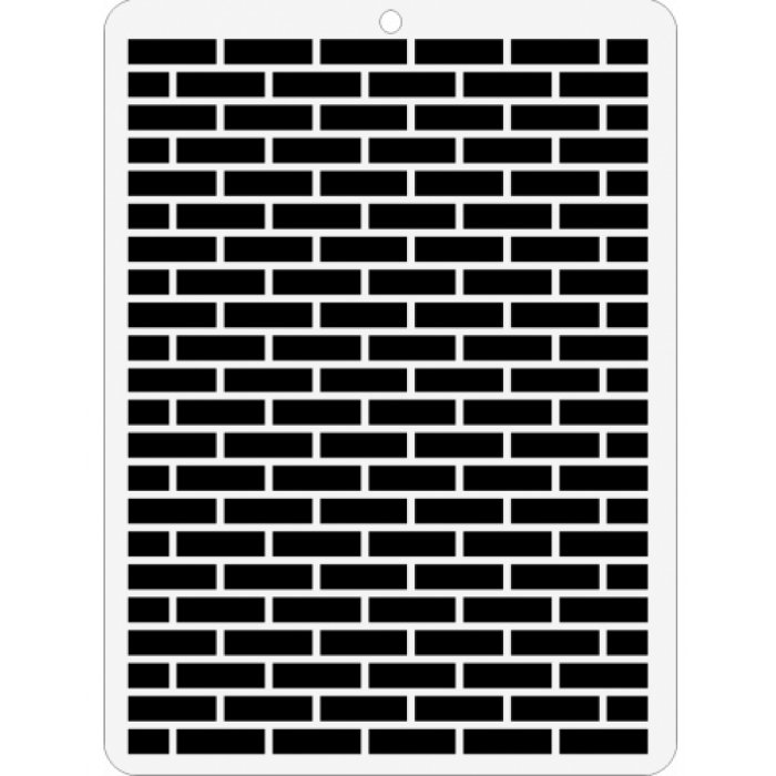 Трафарет имитация кирпича