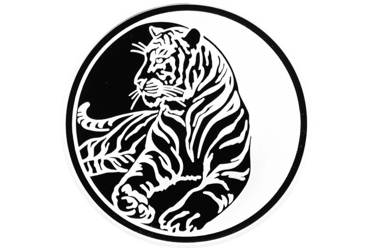 Вытыканка тигр на новый год