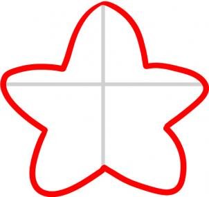 Звезда с закругленными концами