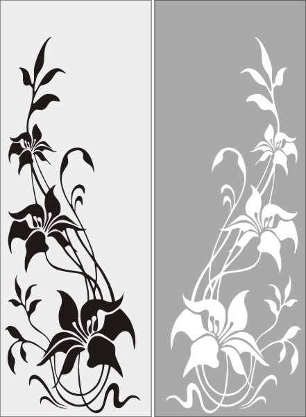 Орнамент пескоструй