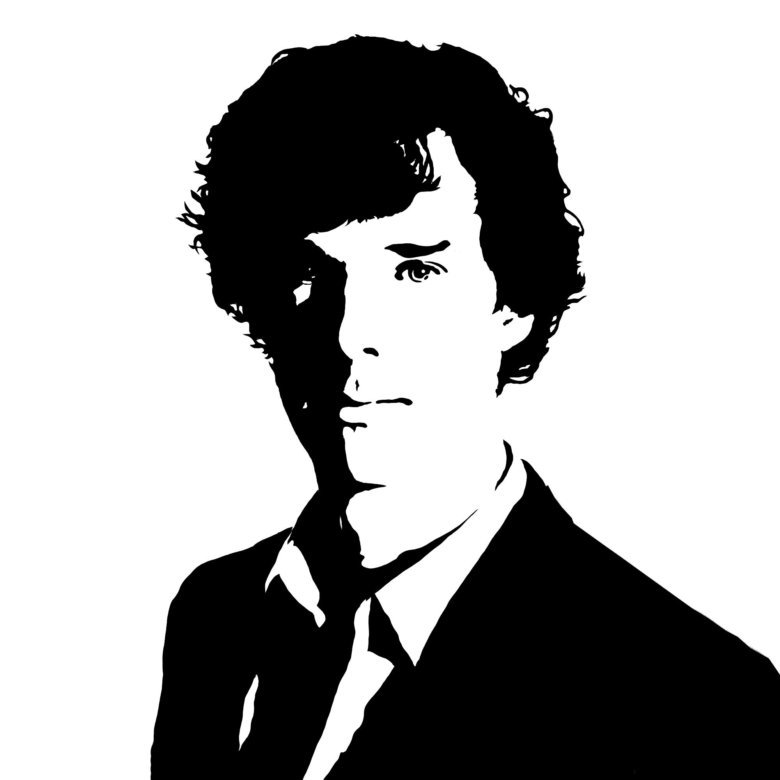 Бенедикт Камбербэтч портрет поп арт