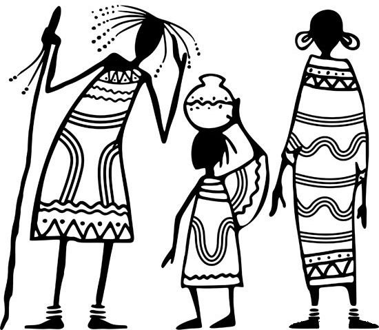 Африканские узоры и орнаменты