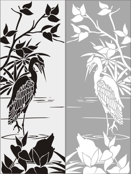 Трафареты для декора природа