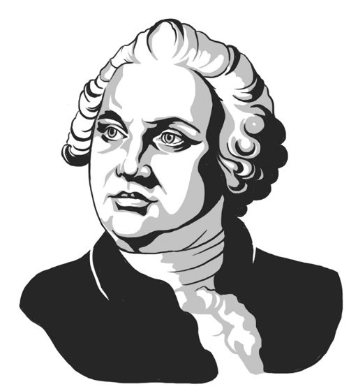 Ломоносов Михаил Васильевич рисунок