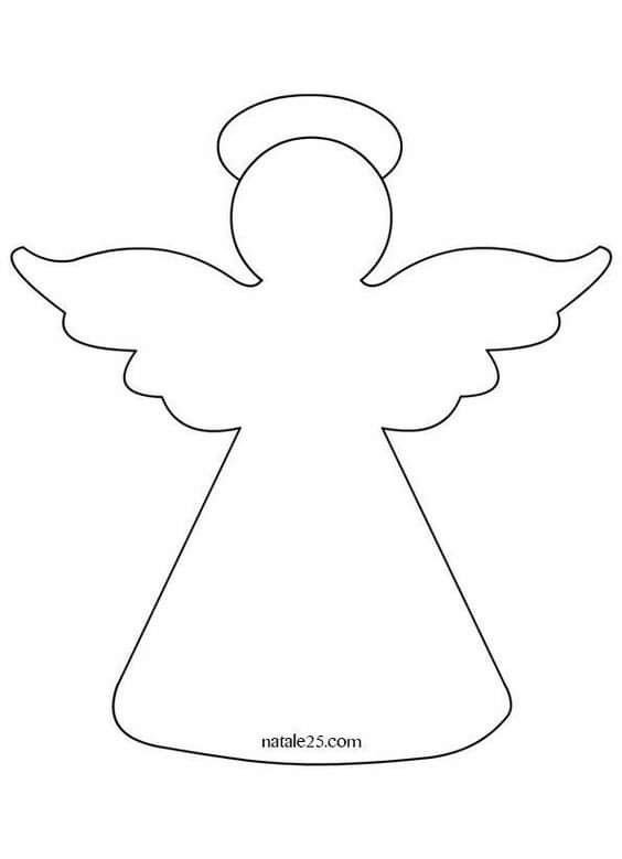 Ангелочки для вырезания