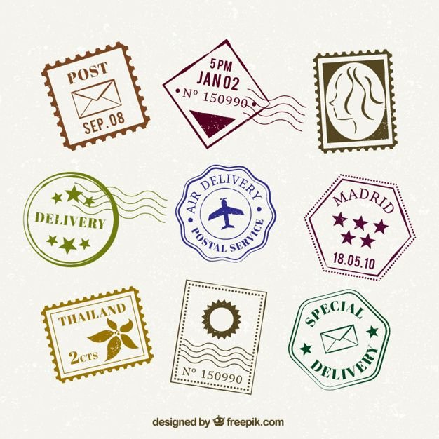 Марка вектор