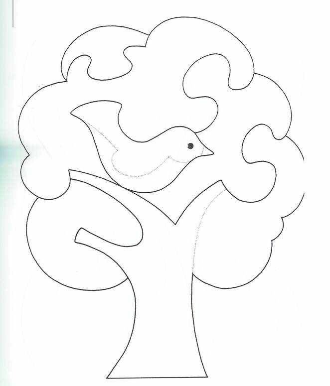 Контурный рисунок для выпиливания